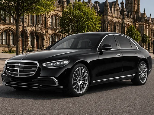 Mercedes S Class Chauffeur Vehicle in Manchester