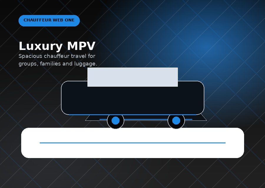 Luxury chauffeur vehicle prepared for Manchester travel