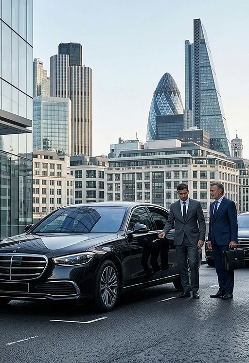 Professional chauffeur journey in Manchester