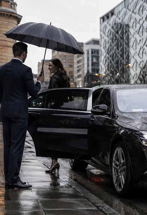 Luxury chauffeur service in Manchester